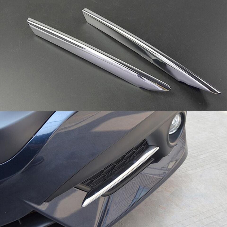Honda Civic FC5 Ön Tampon Orta Çıta Seti Krom (3 Parça)
