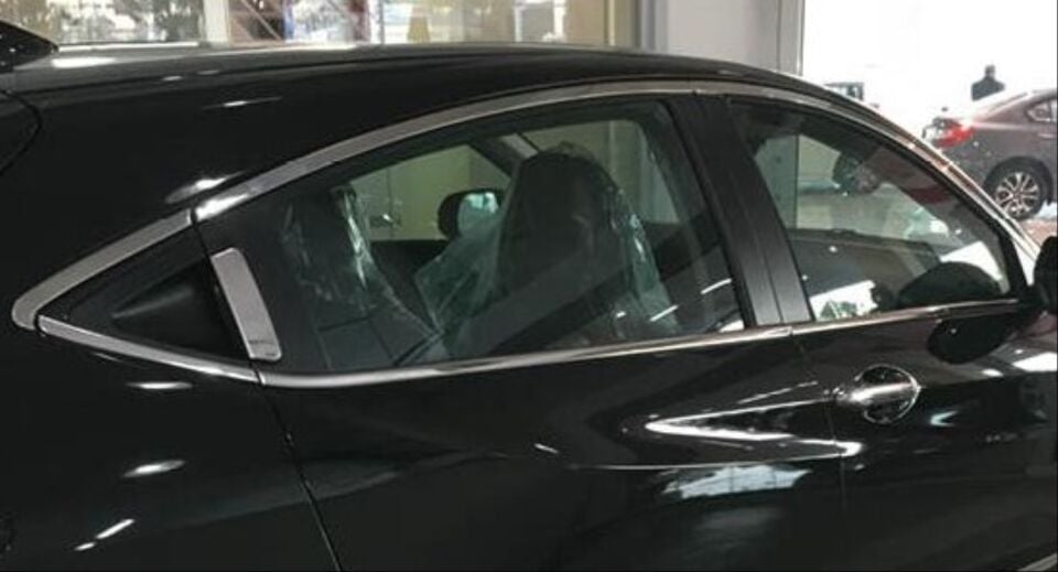 Honda HR-V RV 2022 Sonrası Komple Cam Çerçeve Çıta Seti Krom
