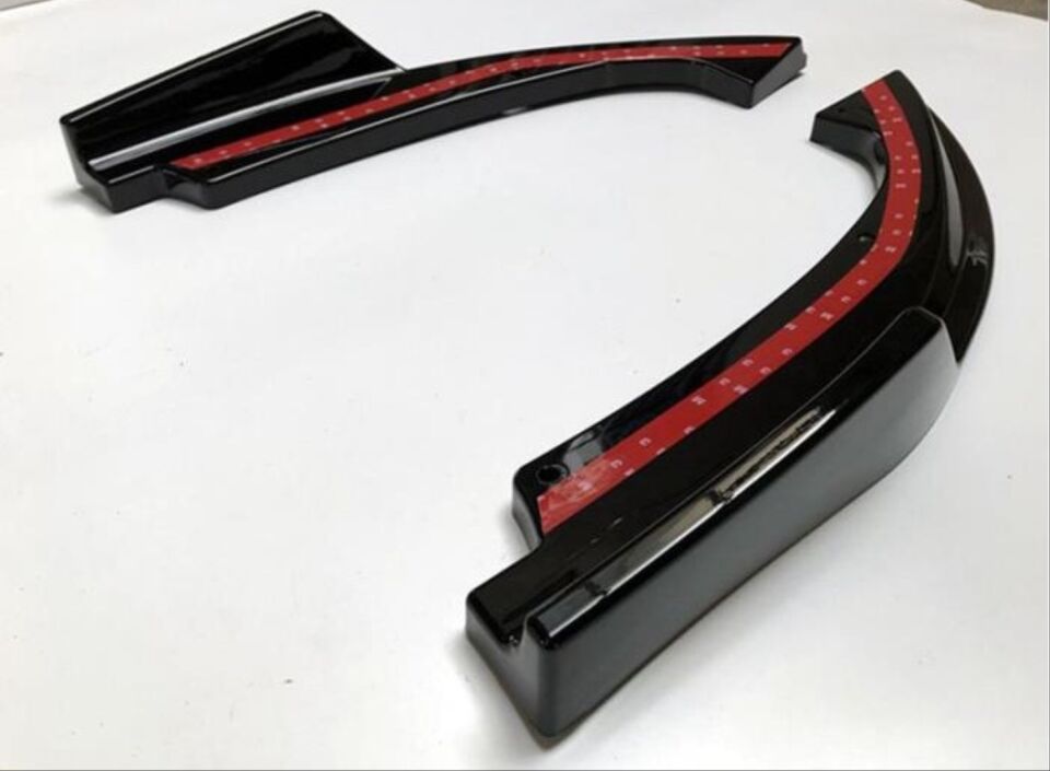 Honda Civic FC5 Arka Tampon Köşe Eki Flap Seti Piano Black