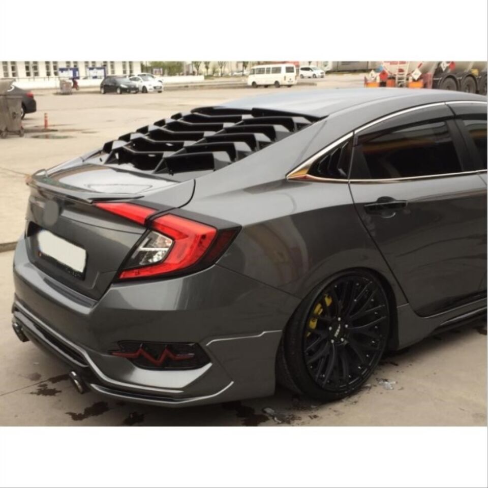 Honda Civic FC5 Arka Cam Panjuru Louver (Boyasız)
