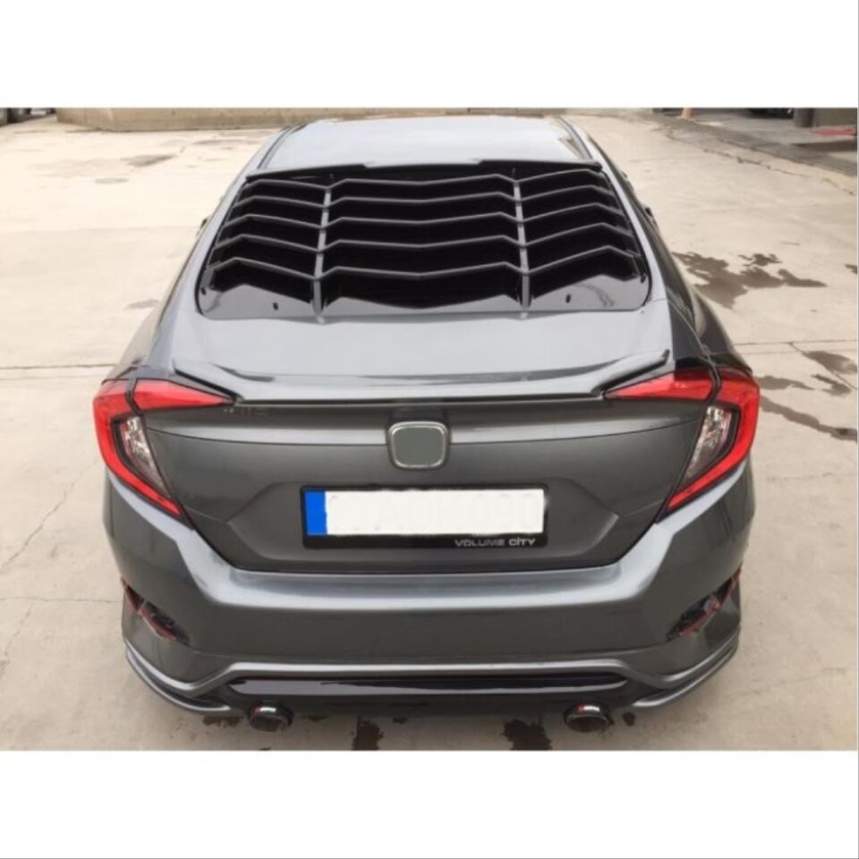 Honda Civic FC5 Arka Cam Panjuru Louver (Boyasız)