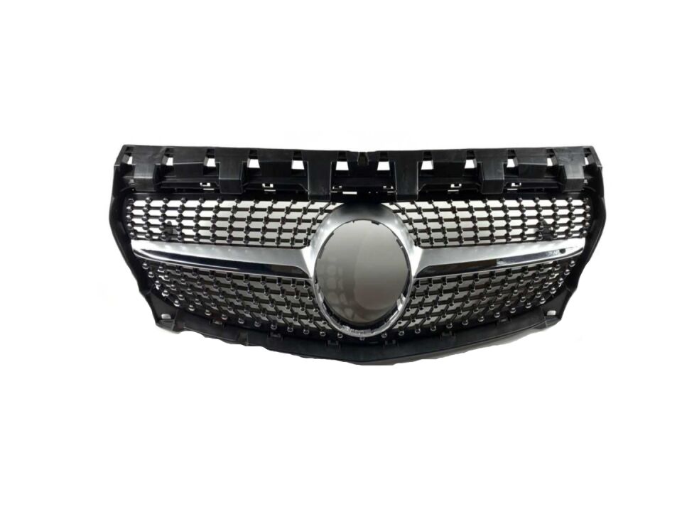 Mercedes-Benz CLA Serisi W117 Makyajlı Diamond Panjur Krom & Gri