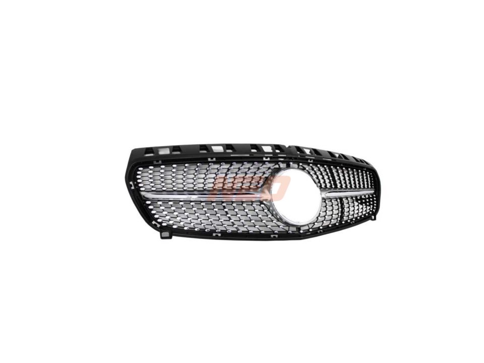 Mercedes-Benz CLA Serisi W117 Makyajlı Diamond Panjur Krom & Gri