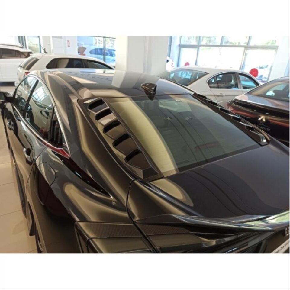 Honda Civic FC5 Arka Cam Üstü Spoiler Seti Piano Black (2 Parça)