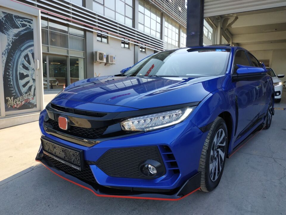 Honda Civic FC5/FK7 Yarasa Ayna Kapağı Seti Piano Black