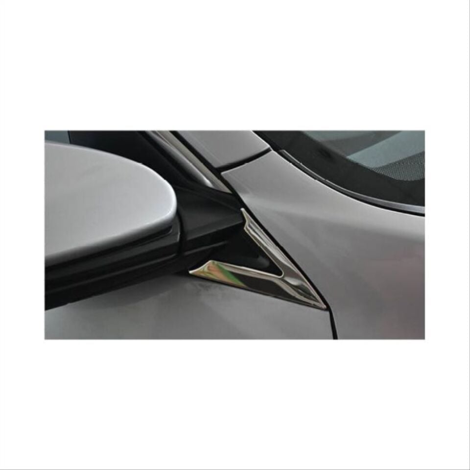 Honda Civic FC5 Paslanmaz Çelik Krom Cam Çıta Seti (Tam Tur)