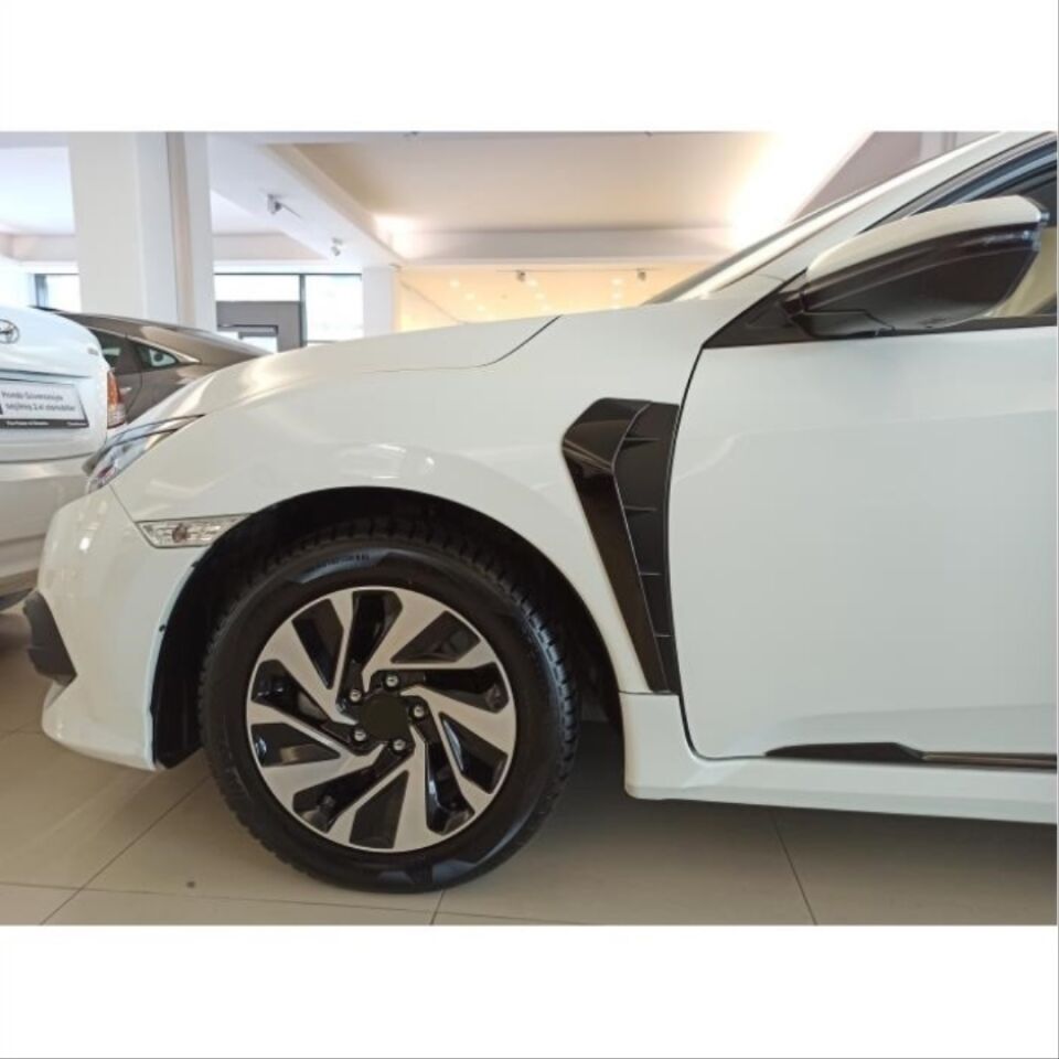 Honda Civic FC5 / FK7 Yan Çamurluk Venti Kalın Tip Piano Black