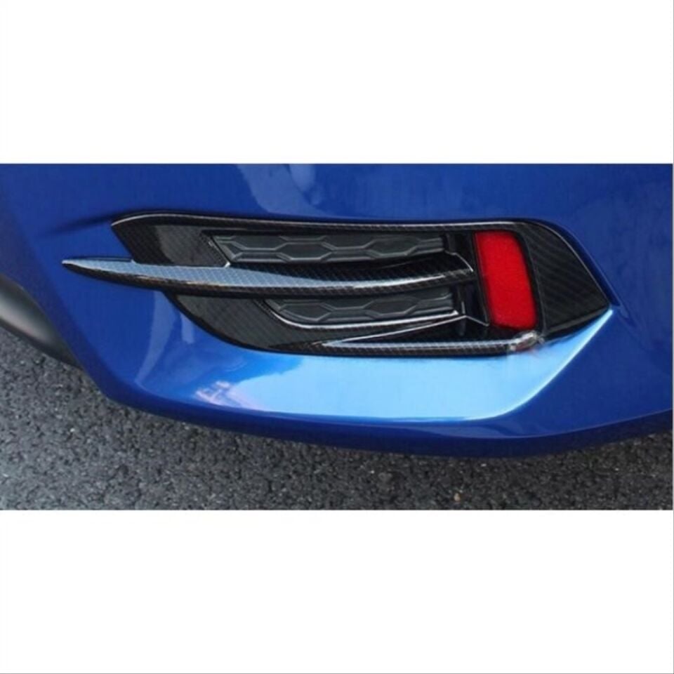 Honda Civic FC5 Arka Tampon Reflektör Çerçevesi Karbon Kaplama