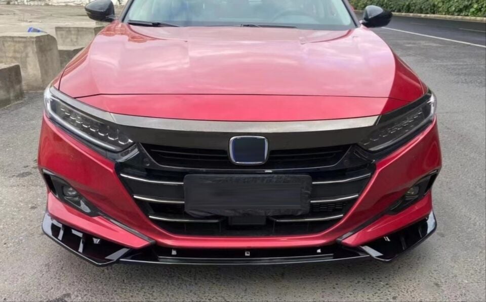 Honda Accord CV Makyajlı Kasa Ön Tampon Lip Eklentisi Piano Black