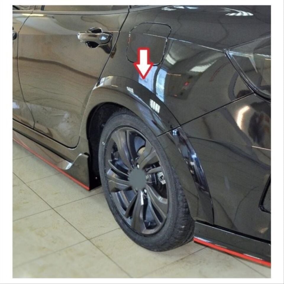 Honda Civic FC5 Sedan Type R Arka Çamurluk Dodik Seti (Boyasız)