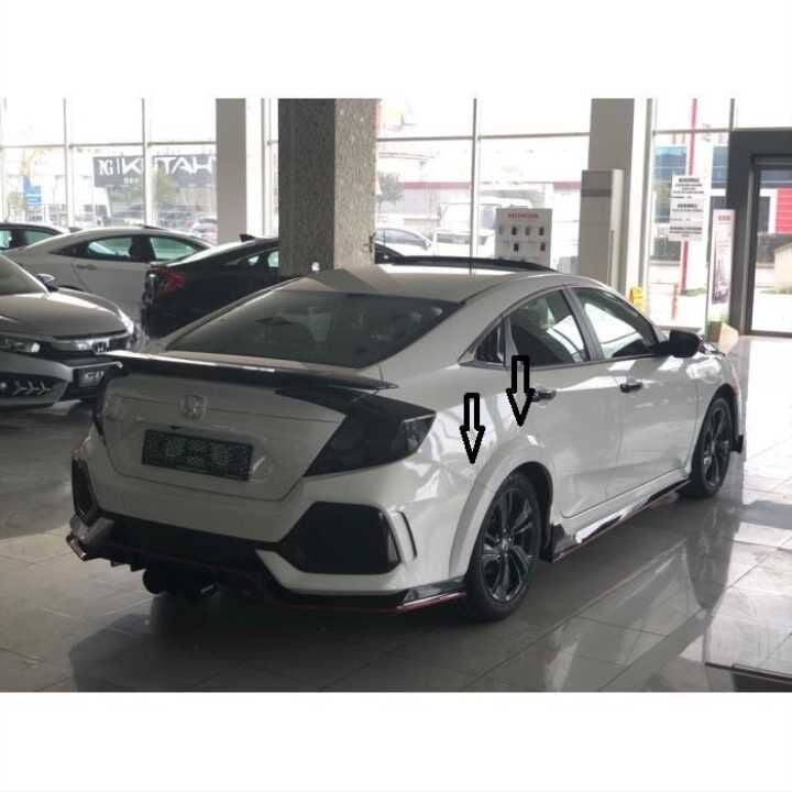 Honda Civic FC5 Sedan Çamurluk Dodik Takımı 4 Parça (Boyasız)