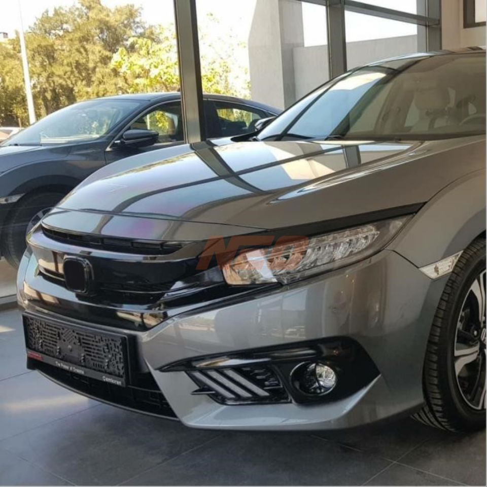 Honda Civic FC5 Makyajsız Kasa 3 Çizgili Kayar Sinyalli Gündüz LED'i