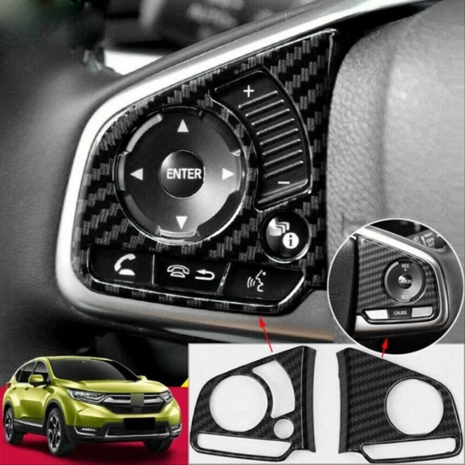 Honda Civic FC5/FK7 Direksiyon Kontrol Paneli Kaplaması 2 Parça Karbon