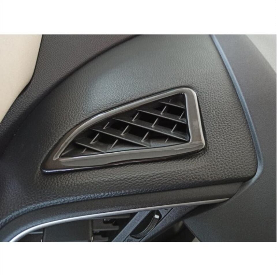 Honda Civic FC5 Ön Konsol Üst Havalandırma Çerçeve Seti Piano Black (2 Parça)