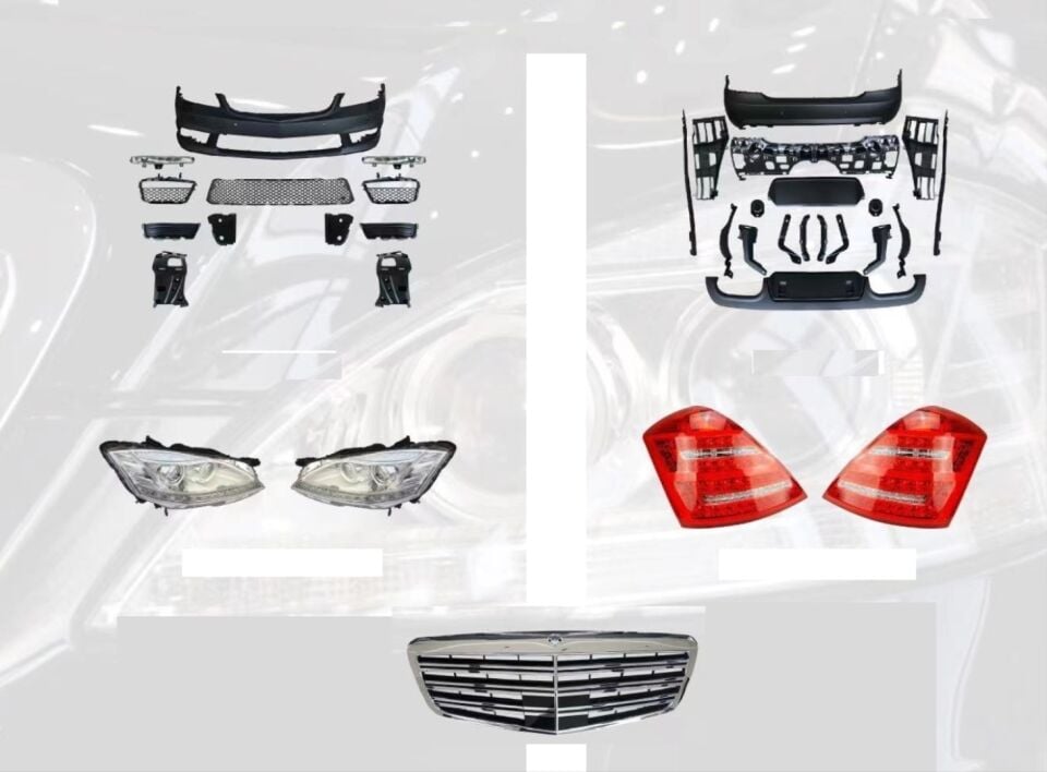 Mercedes S-Serisi W221 (05-09) için S63/S65 Facelift Body Kit
