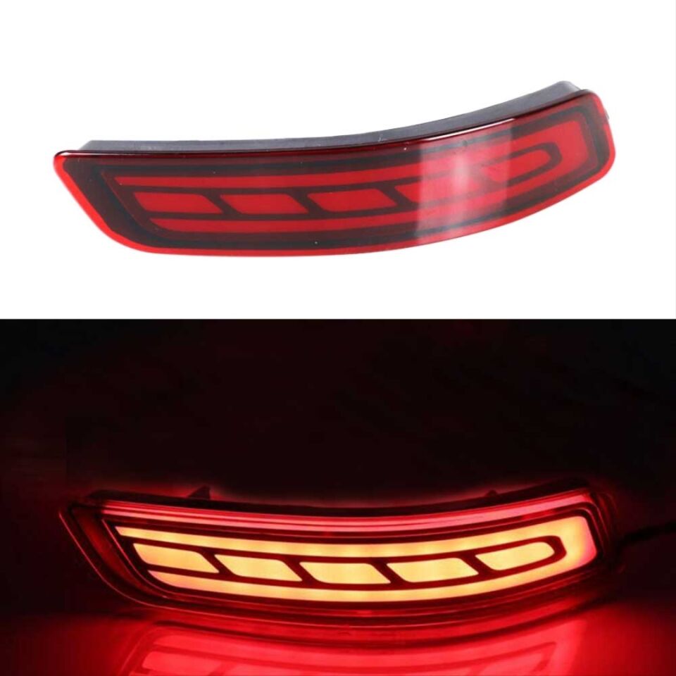 Toyota Corolla (14-16) LED Bar Kayar Sinyalli Reflektör Kırmızı