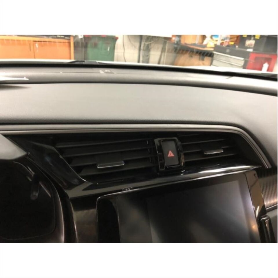 Honda Civic FC5 Ön Konsol Havalandırma Çerçeve Seti Piano Black (3 Parça)