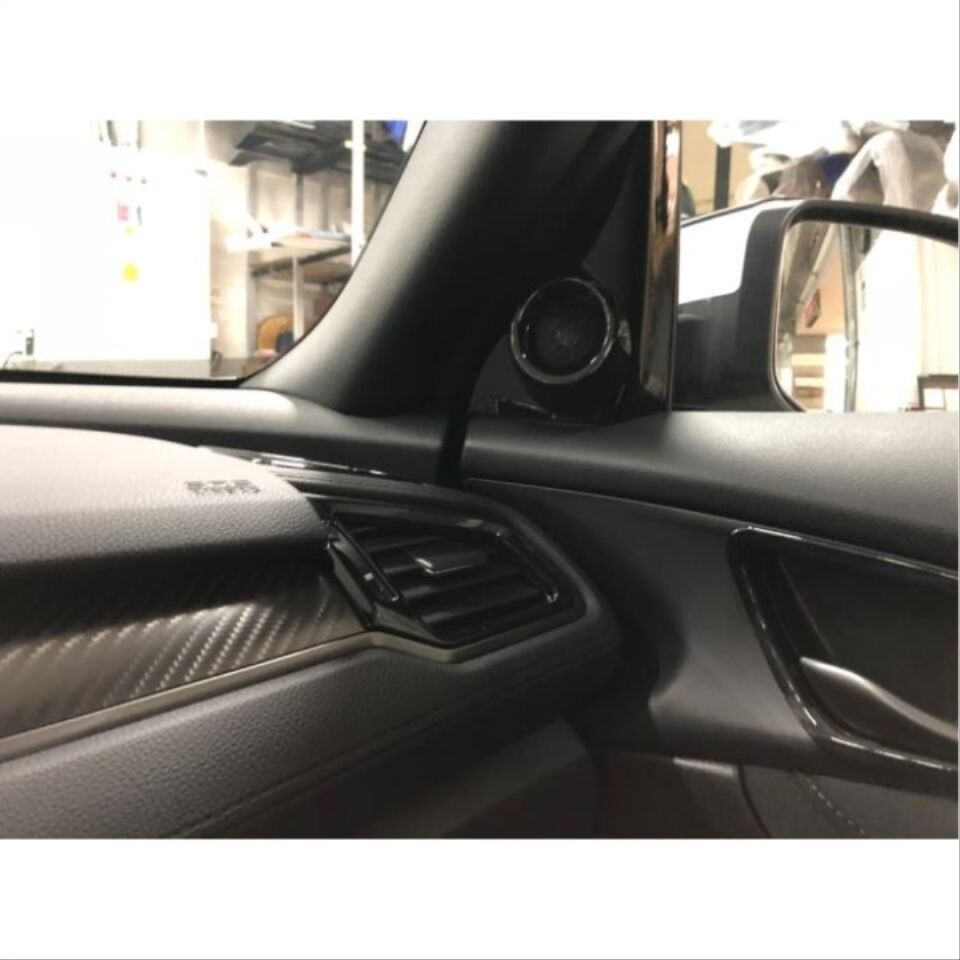 Honda Civic FC5 Ön Konsol Havalandırma Çerçeve Seti Piano Black (3 Parça)