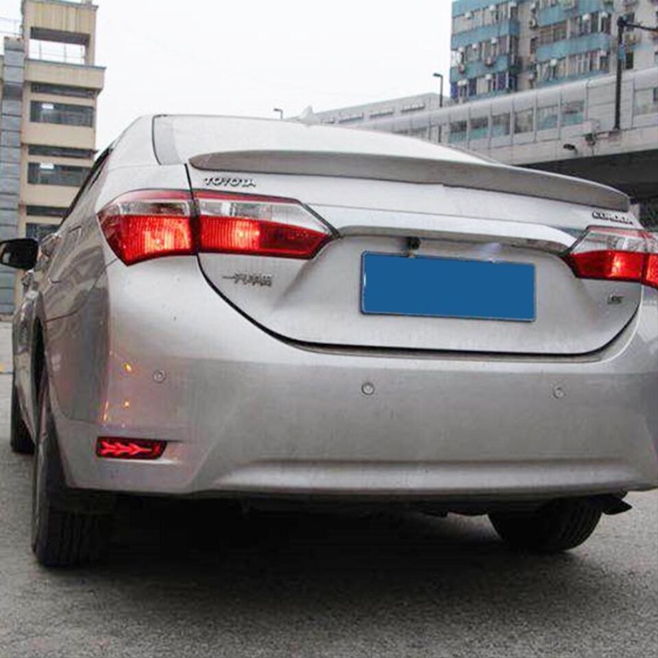 Toyota Corolla (14-16) Ağaç Kayar Sinyalli LED Reflektör Füme
