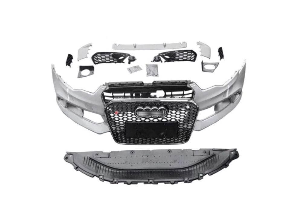 Audi A6 C7 2012-2015 RS6 Ön Tampon ve Krom Çerçeveli Panjur Seti