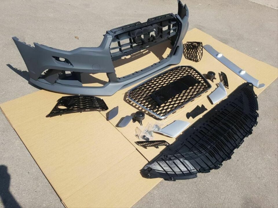 Audi A6 C7 Facelift RS6 Ön Tampon ve Panjur Seti