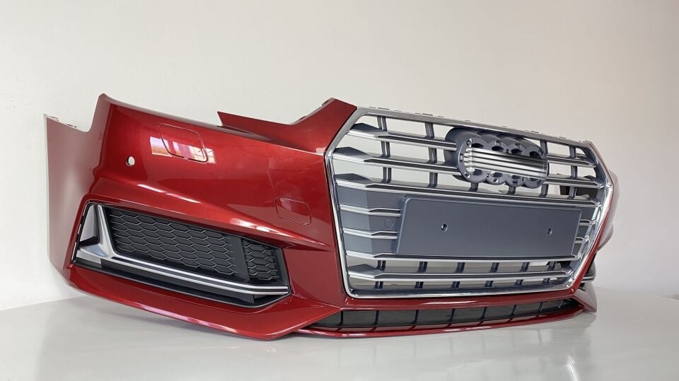 Audi A4 B9 2016-2019 S4 Ön Tampon ve Panjur Seti