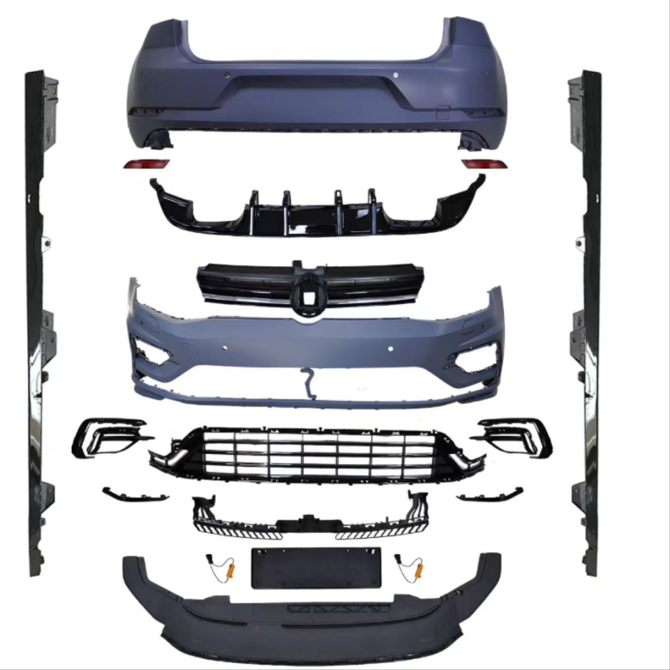 VW Golf 7 için Golf 7.5 R Kasa Dönüşüm Body Kit
