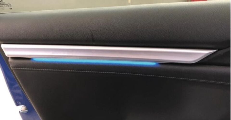 Honda Civic FC5/FK7 İç Kapı Ambiyans Aydınlatma Seti Mavi LED (4 Parça)
