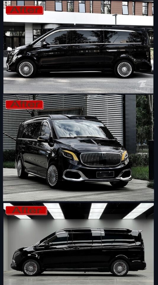 Mercedes-Benz Vito W447 Aero Kit (Tavan Rayı, Spoiler, Moonvisor)