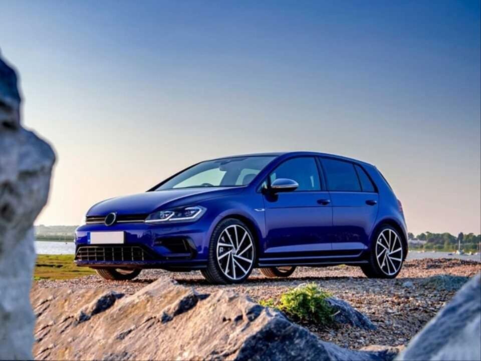 VW Golf 7 için Golf 7.5 R Ön Tampon ve Panjur Seti