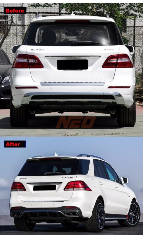 Mercedes ML-Serisi W166 (12-15) için GLE63 AMG Facelift Body Kit