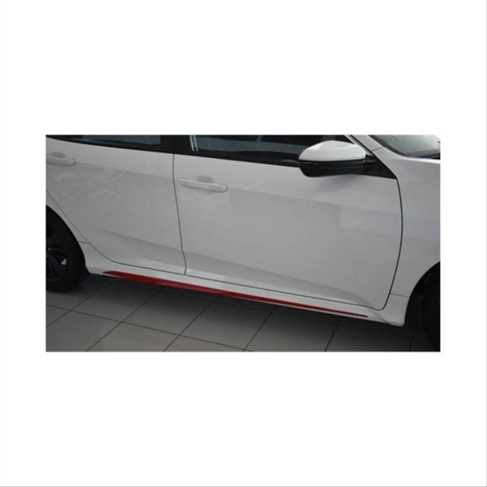 Honda Civic FC5 Yan Marşpiyel Çıta Seti Piano Black