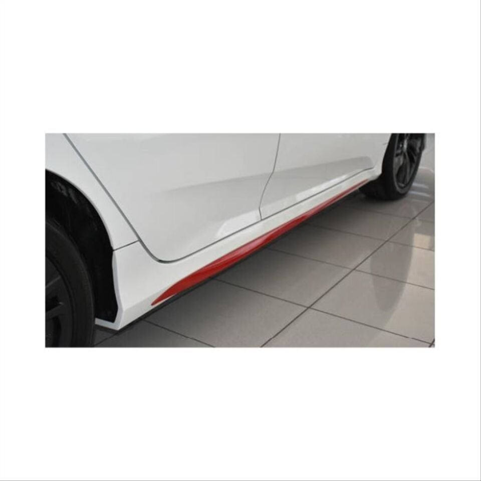 Honda Civic FC5 Yan Marşpiyel Çıta Seti Piano Black