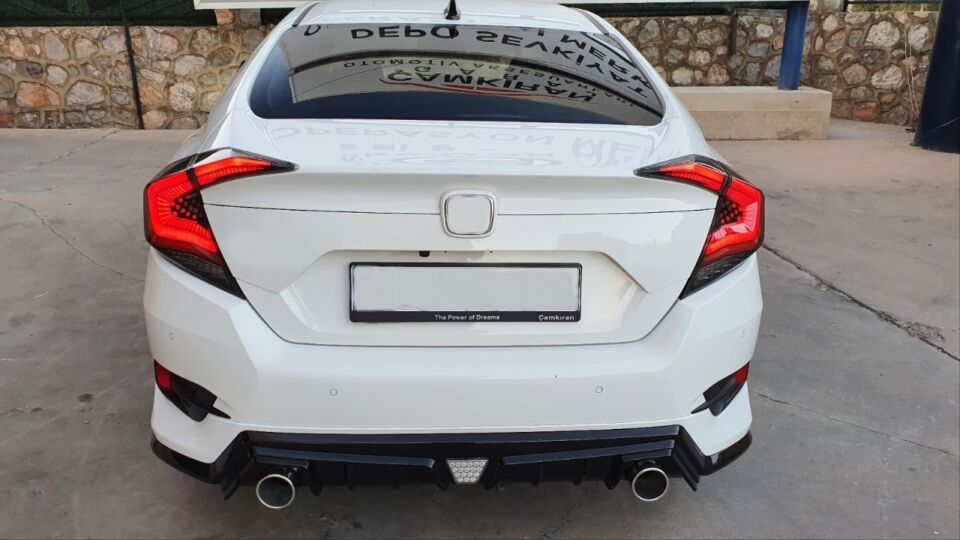 Honda Civic FC5 Omurga LED Stop Takımı Transparan