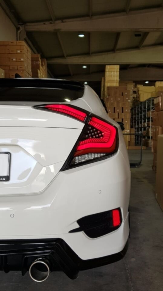Honda Civic FC5 Omurga LED Stop Takımı Transparan