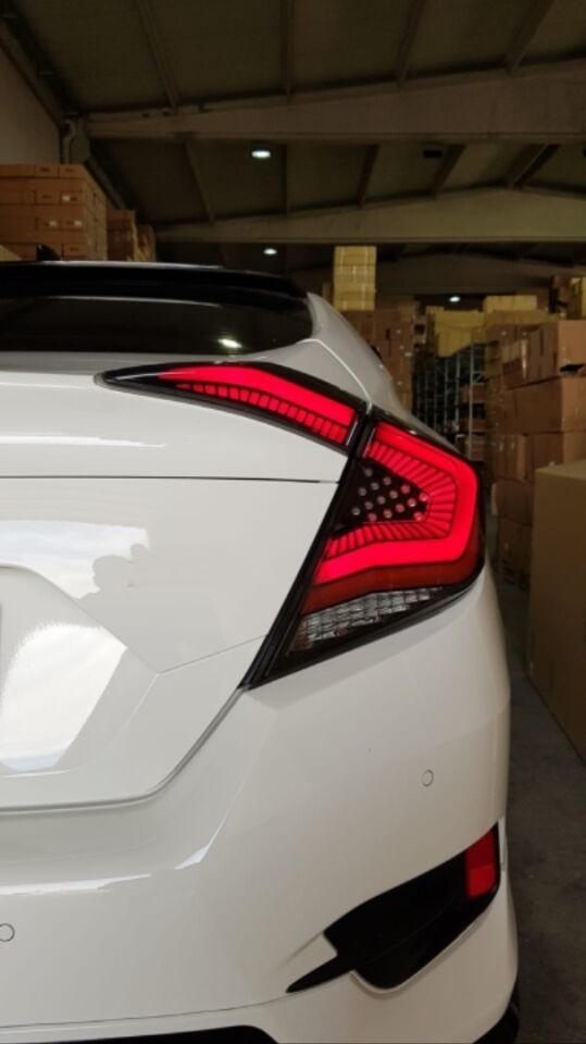 Honda Civic FC5 Omurga LED Stop Takımı Transparan