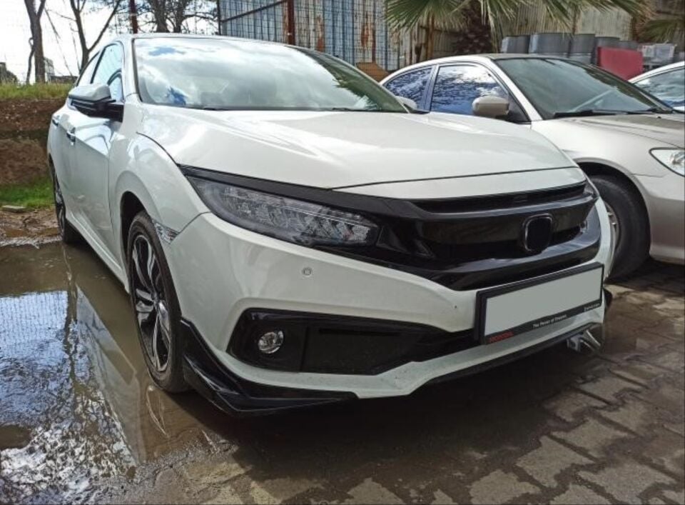 Honda Civic FC5 Makyajlı Kasa Modulo Ön Tampon Eki (Boyasız)