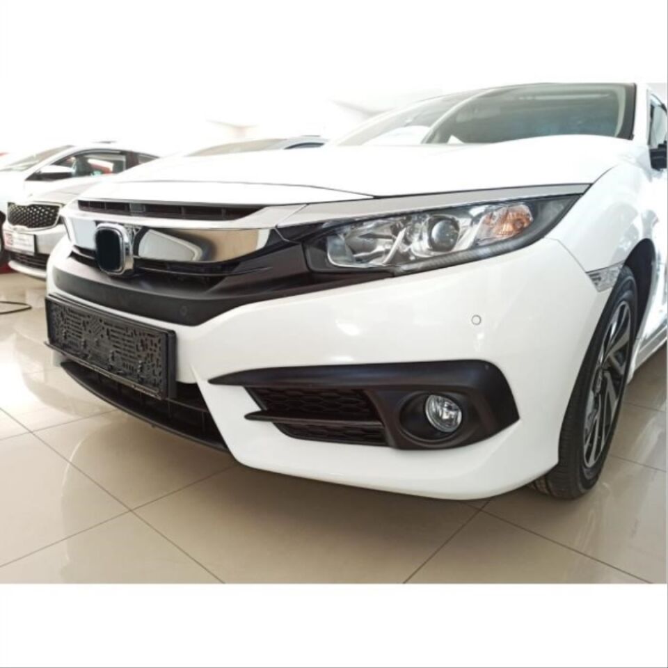 Honda Civic FC5 Ön Tampon Sis Farı Orta Çıtası Karbon