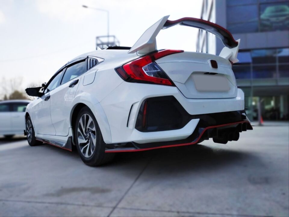 Honda Civic FC5 Sedan Type R GT Kanat Spoyler (Boyasız)