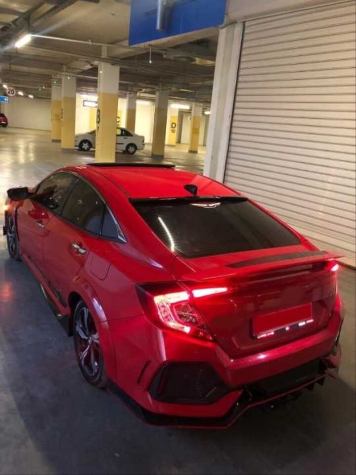 Honda Civic FC5 Sedan Si Kırlangıç Bagaj Spoyleri (Boyasız)