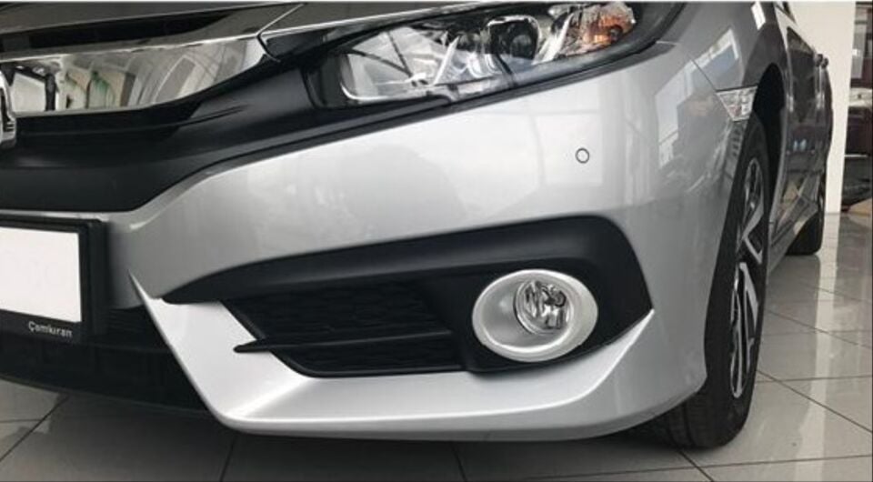 Honda Civic FC5 Ön Sis Farı Çerçevesi Krom Kaplama Seti