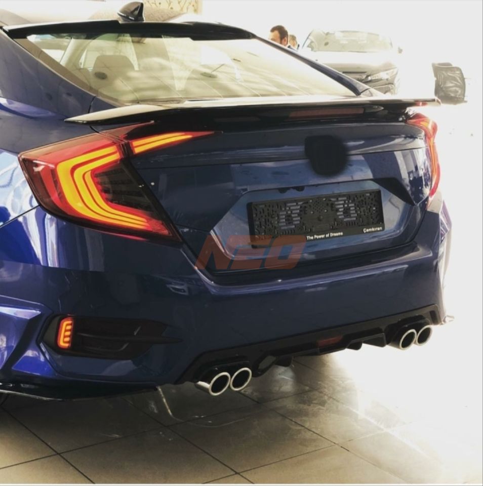 Honda Civic FC5 F1 Kayar Sinyalli Arka Tampon LED Reflektör