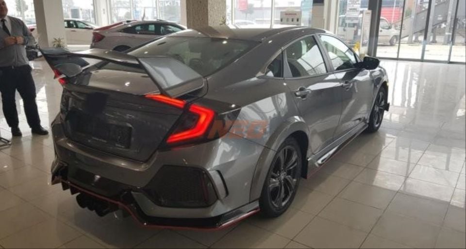 Honda Civic FC5 2016-2021 Type R Dönüşüm Arka Tampon Seti