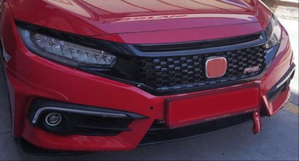 Honda Civic FC5 2016-2021 Si Piano Black Ön Panjur