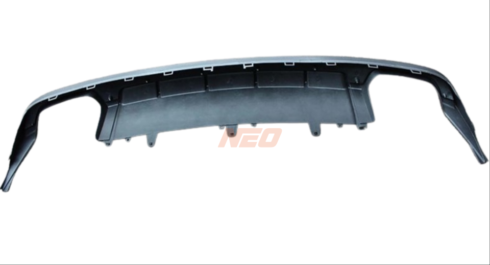 Audi A6 C7 Standart 2016-2018 S6 Arka Difüzör ve Egzoz Ucu Seti