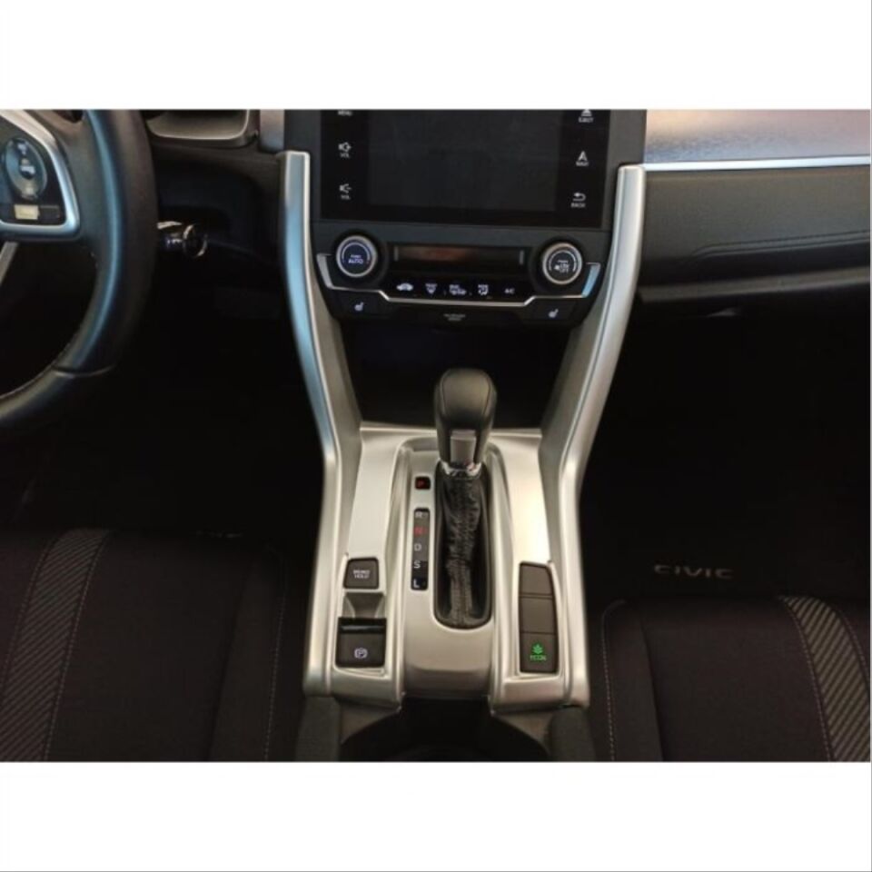 Honda Civic FC5/FK7 2016-2021 Fırçalanmış Gümüş Vites Konsol Kaplama Seti