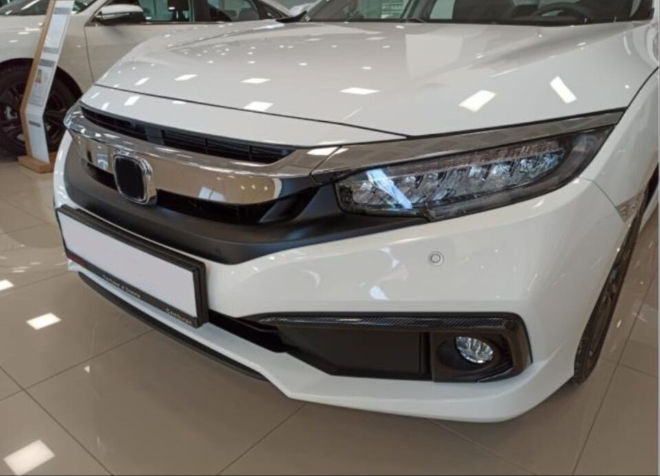 Honda Civic FC5 Makyajlı Ön Sis Farı Çerçevesi Karbon Desen Seti