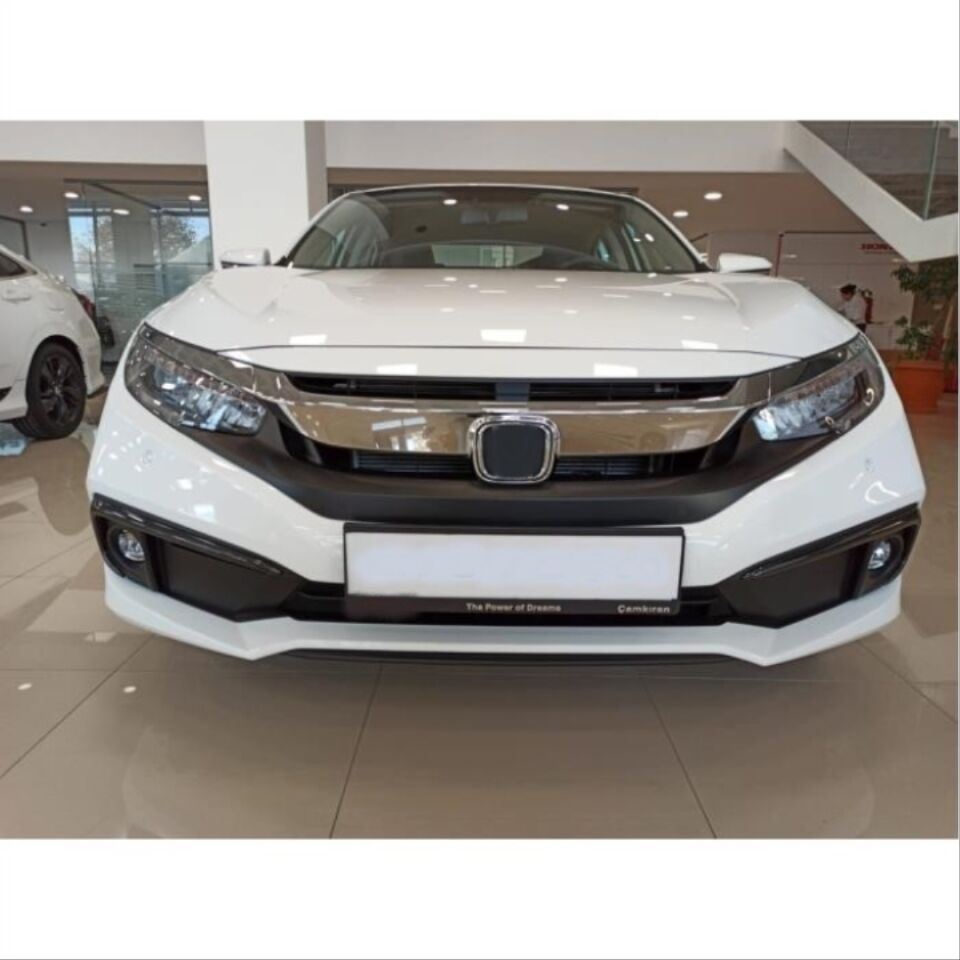 Honda Civic FC5 Makyajlı Ön Sis Farı Çerçevesi Karbon Desen Seti