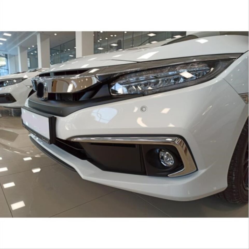 Honda Civic FC5 Makyajlı Ön Sis Farı Çerçevesi Krom Kaplama Seti
