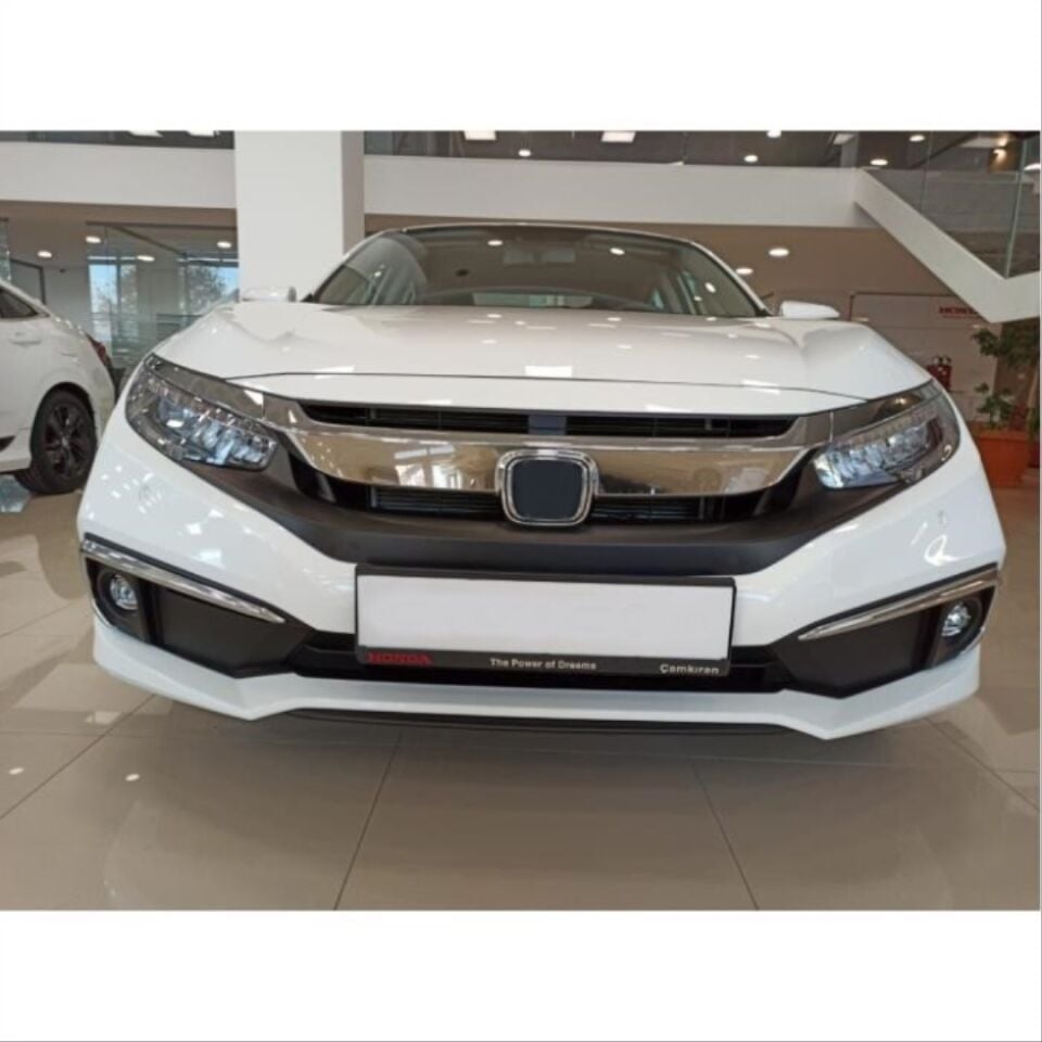Honda Civic FC5 Makyajlı Ön Sis Farı Çerçevesi Krom Kaplama Seti